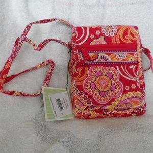 Vera Bradley small hipster in Raspberry Fizz